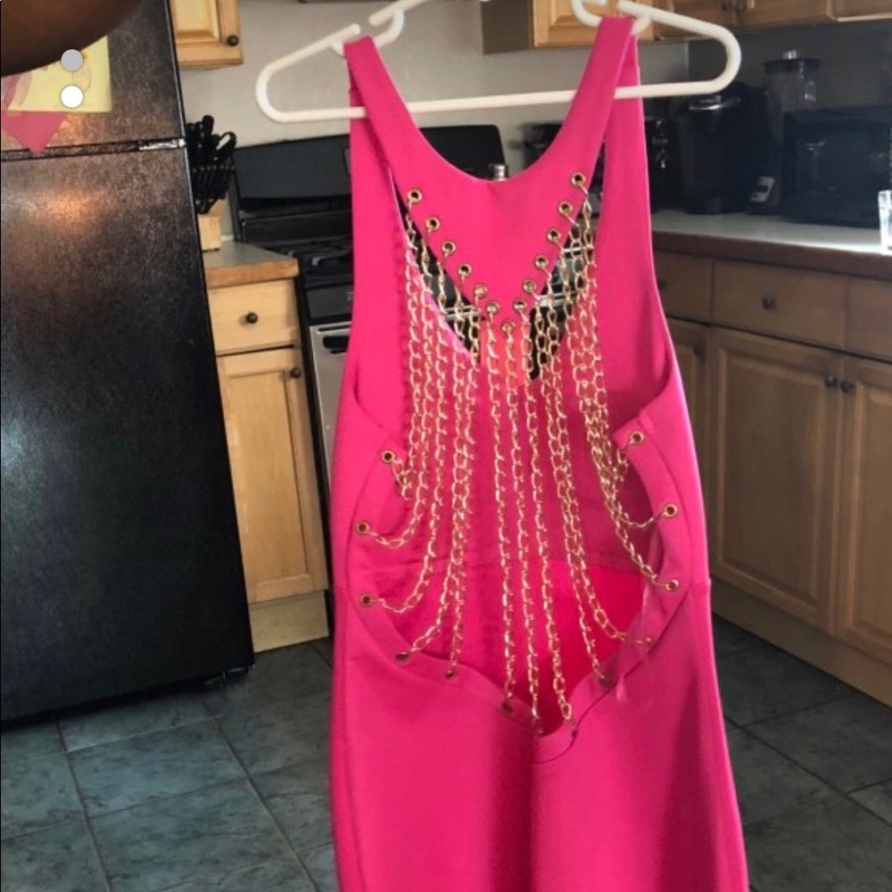 Short Pink Dress - Picture 2 of 2